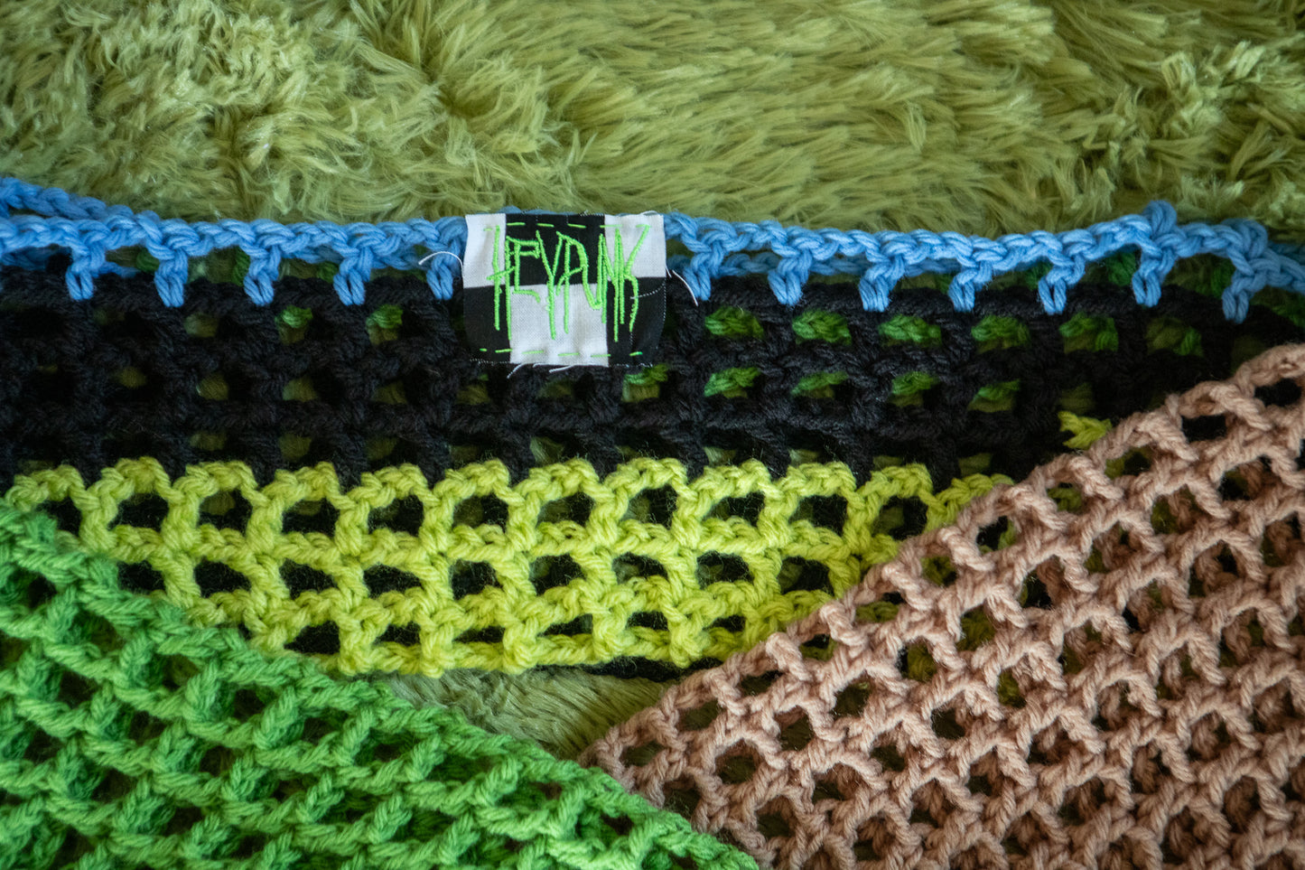 🟩 colorblock shrug pt.II ⬛️