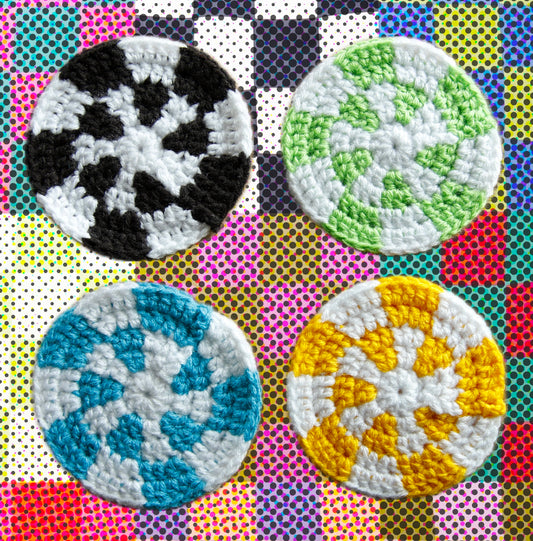 🌀checkered coasters🌀