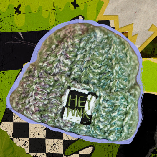 Green Chunky Beanie