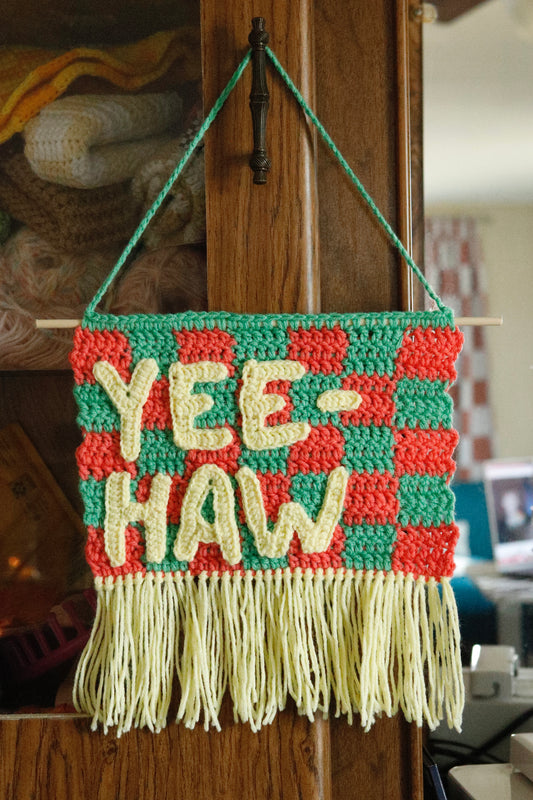 Yee-haw Wall Pennant