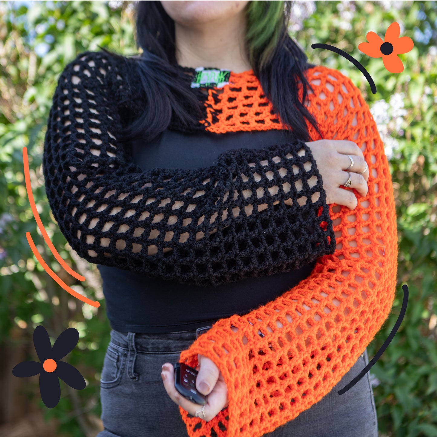 ⬛️ split shrug 🟧
